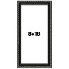 PosterPalooza | Panoramic Antique Black Picture Frame - UV Acrylic, Foam Board Backing, Hanging Hardware - 2 of 4