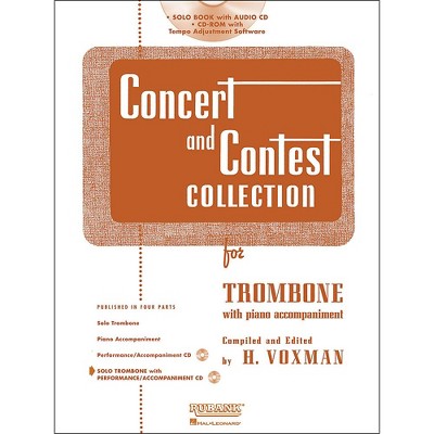 Hal Leonard Rubank Concert & Contest Collection Trombone Book/Online Audio