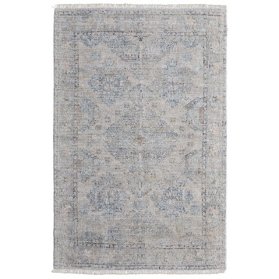 Caldwell Transitional Oriental Blue/Gray/Taupe Area Rug