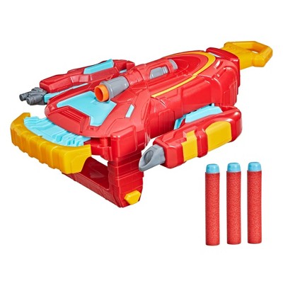 Pluche pop Korting Samengroeiing Nerf Marvel Avengers Mech Strike Iron Man Strikeshot Gauntlet : Target