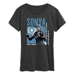 Women's - Mortal Kombat - Sonya Short Sleeve Graphic T-Shirt - 1 of 4