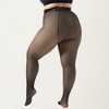 Anna-Kaci Women’s Fleece-Lined Bare-Legs Pantyhose with Soft Stretch Waistband and Skin-Transparent Effect - 4 of 4