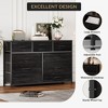 45" Wide TV Stand Dressers with 10 Drawers Fabric Dressers for Bedroom, Modern Chest of Drawers, Lightweight Large Storage Organizer - 4 of 4