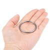 Unique Bargains Zinc Alloy Craft DIY Accessories Hardware Bag Belt O-Ring Buckles 10 Pcs - 3 of 3