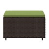 vidaXL Footstool Dark Gray 27.6 in.x21.7 in.x16.1 in. Microfiber Fabric - 4 of 4