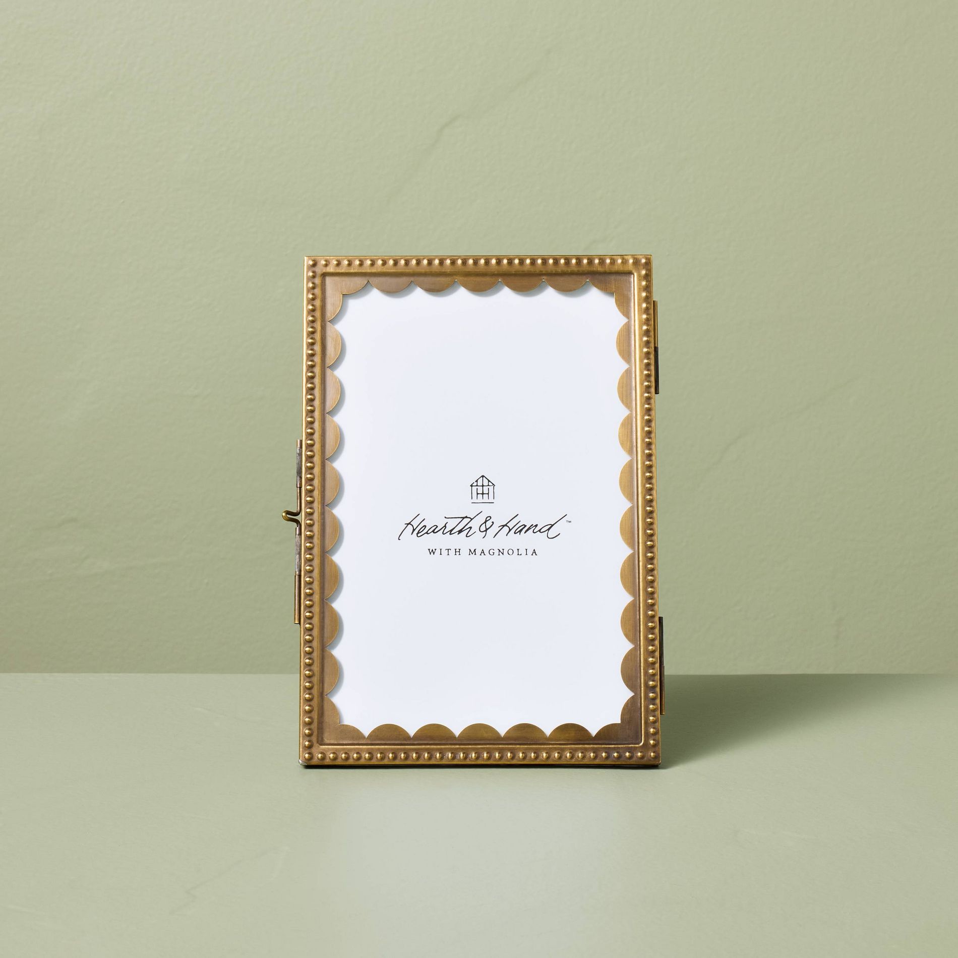 Brass Scallop Frame - Hearth & Hand™ with Magnolia