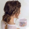 Unique Bargains Women Fashion Hair Rope Morandi color 500 Pcs - 2 of 4
