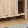 NicBex Farmhouse Sideboard Cabinet with Storage Kitchen Storage Cabinet with Sliding Doors for Kitchen,Living Room,Natural - 4 of 4