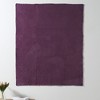 Barefoot Bungalow Riviera Velvet Throw Blanket, Mauve, 50 x 60 in - 4 of 4