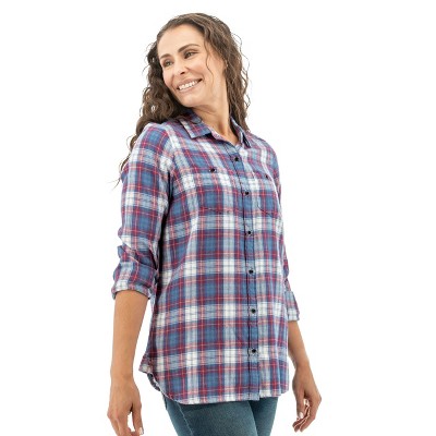 Old Ranch Brands Women's Adair Boyfriend LS Shirt