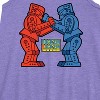 Girls' - Rock 'Em Sock 'Em Robots - Rock 'Em Robots Graphic Sleeveless Aline Dress - 2 of 3