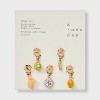 Seahorse Orange Glass Stone Charm Set 5pc - A New Day™ Gold/Orange - 2 of 2
