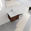 ChicFurnit Bathroom Vanities Modern Vanity with Sleek Design and Ample Storage for Bathroom Spaces, Brown,35.6”*18.1”*19.3" - 3 of 3