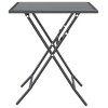 vidaXL Patio Table 23.6 in.x23.6 in.x28.3 in. Expanded Metal Mesh Anthracite - 4 of 4