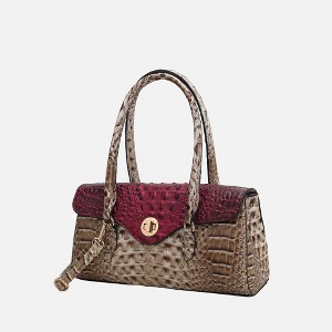 MKF Collection Liviana Women’s Shoulder Bag Croc-Embossed Chic and Versatile Timeless Handbag by Mia K - 1 of 4