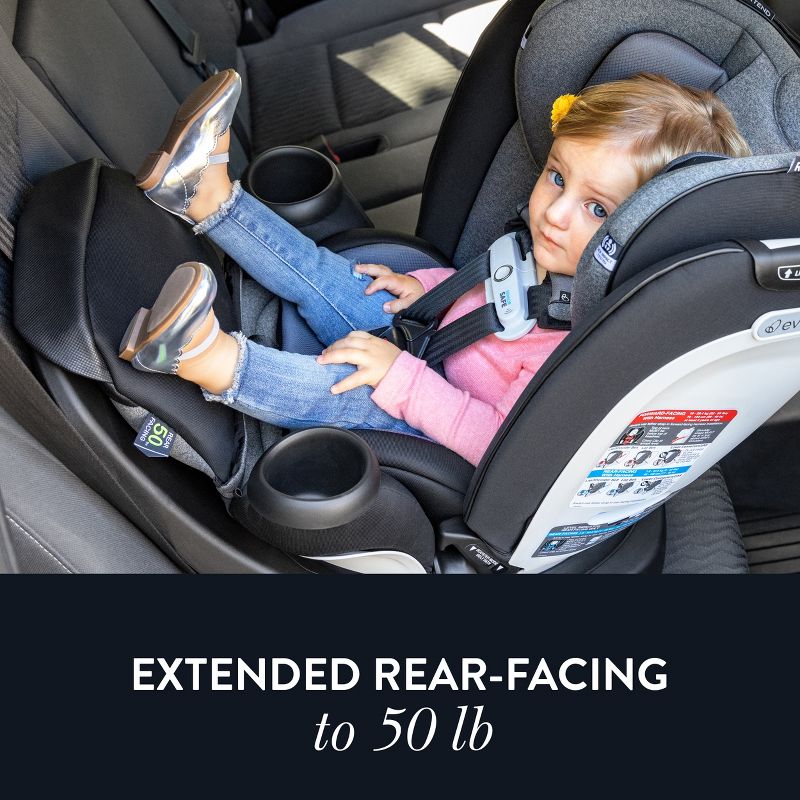 Evenflo Gold Revolve 360 Extend All-in-One Rotational Convertible Car Seat with Sensor Safe , 6 of 31