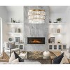 Urban Ambiance Luxury Glam Indoor Chandelier,  23-1/2''H x 32"W x 32''D,  Gold Ombre Finish, UHP4953 - 2 of 4