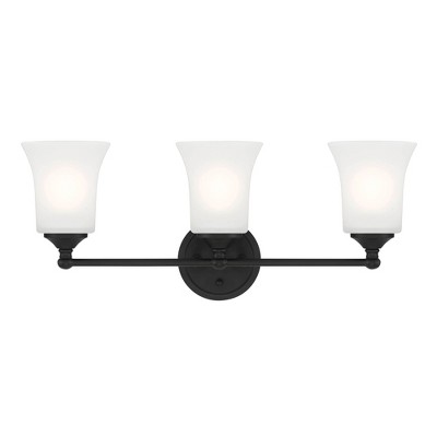 Designers Fountain Bronson 3 - Light Vanity in  Matte Black