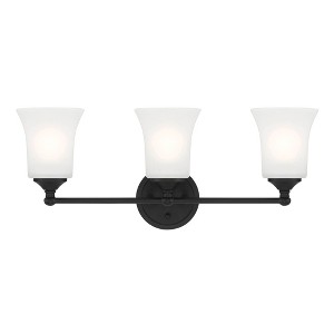 Designers Fountain Bronson 3 - Light Vanity in  Matte Black - 1 of 1