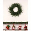 25 Inch Norfolk Wreath with Lights Hanger Front Door Artificial Pine Greenery Branches Winter Outdoor Decor Indoor Wall Decorations - 4 of 4