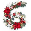 GAOMON 6 feet Pre-Lit Christmas Garland with Lights for Mantle Christmas Decor, Battery Operated Xmas Garland - 2 of 4