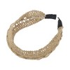 Unique Bargains Bohemian Wide Headband Beige Light Brown 1 Pc - 4 of 4