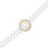 INSPIRE CHIC Women's Faux Pearl Rhinestones Apparel Belt 65cm x 2cm 1 Pc - 2 of 4