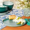 LunaLulinlk Bamboo Melamine Dinner Plate, Green - 2 of 4