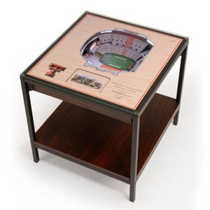 NCAA Texas Tech Red Raiders Football 25-Layer StadiumViews Lighted End Table - 1 of 4