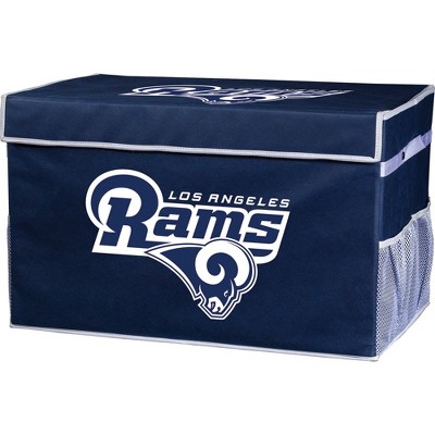 NFL Franklin Sports Los Angeles Rams Collapsible Storage Footlocker Bins - Large