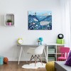 Stupell Industries Underwater Wildlife Kid's Illustration Shark Whale Boat Canvas Wall Art - 2 of 4