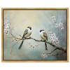 Art Remedy Two birds and a blossom branch II Rustic Chic Farmhouse Wall Art Framed - 4 of 4