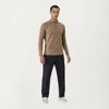 Anna-Kaci Active Men's Long Sleeve Quarter Zip Athletic Top with Mock Neck and Stretch Performance Fabric - 3 of 4