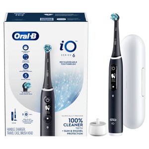 Oral-B iO6 Black Electric Toothbrush - 1 of 4