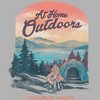 Junior's Lost Gods At Home Outdoors Adventure Awaits Oversized T-Shirt - 2 of 2