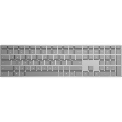 Microsoft Surface Keyboard Gray - Wireless - Bluetooth - Compatible w/ Smartphone - QWERTY Key layout - Sleek & simple design
