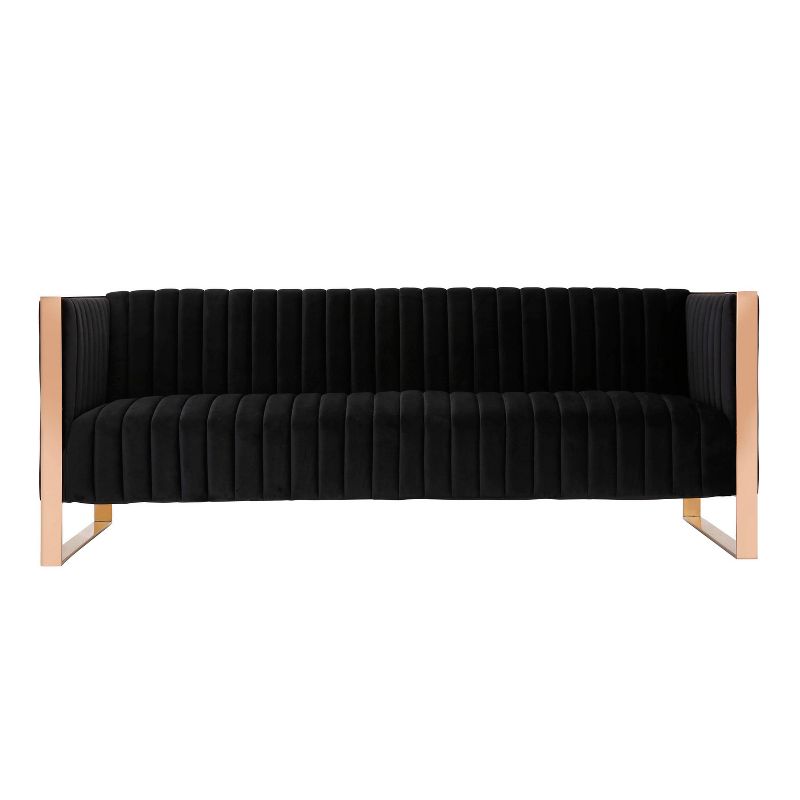 Trillium Velvet 3 Seater Sofa - Manhattan Comfort, 1 of 9