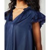 Women's Eliza Flutter Sleeveless Blouse - current air - 3 of 4