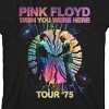 Pink Floyd Wish You Were Here Prism Graphic Crew Neck Short Sleeve Youth Black T-shirt - 2 of 3