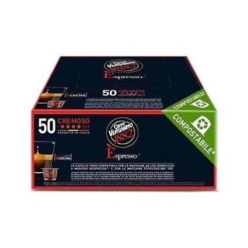 Caffe Vergnano Cremoso Coffee Nespresso Capsules 50ct - image 1 of 1