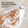 KeaBabies Cuddle Baby Hooded Towel, Organic Baby Bath Towel, Hooded Baby Towels, Baby Beach Towel for Newborn, Kids - 3 of 4