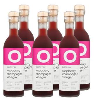 O Olive Oil & Vinegar California Raspberry Champagne Vinegar - Case of 6/10.1 oz