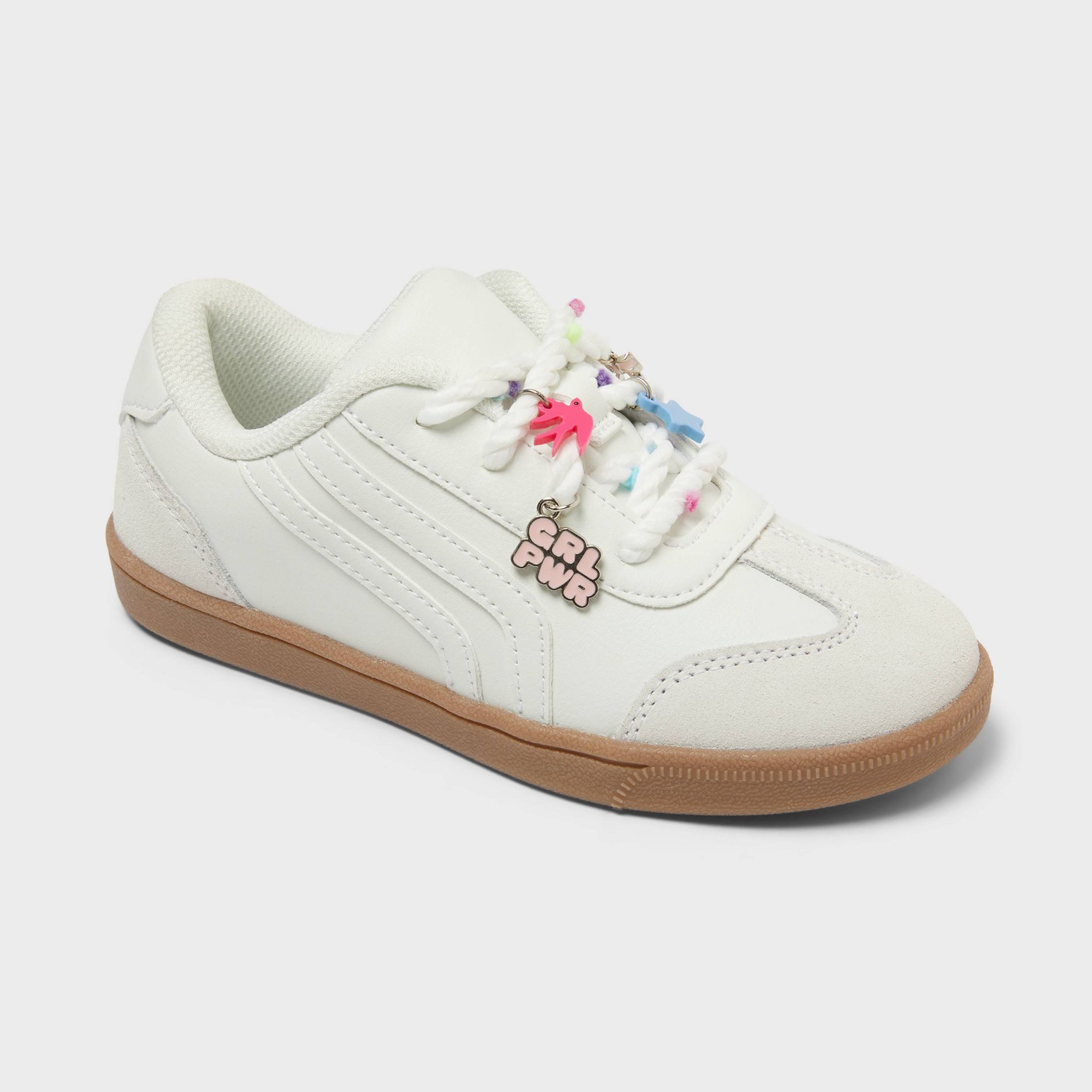 Kids' Boston Court Lace-Up Sneakers - Cat & Jack™ White
