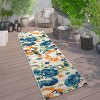 World Rug Gallery Bergamo Contemporary Floral Indoor/Outdoor Area Rug - 2 of 4