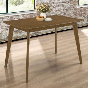47.25" Rubberwood Rectangular Dining Table with Angled Legs - 1 of 4