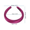 Unique Bargains Women's Fashion Satin Sponge Headband 6.5"x5.71" 1 Pc - 3 of 4