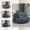 Airsurfer High-Back Bean Bag Lounger Chair with 3 Pillows – Lazy Sofa for Adults & Kids, Indoor/Outdoor Gaming Couch for Bedroom or Office - 4 of 4