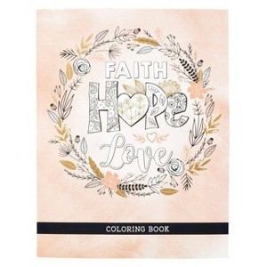 Color Bk Faith Hope Love - (Hardcover) - 1 of 1