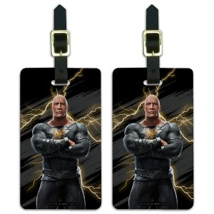 Black Adam Luggage ID Tags Set of 2 - 1 of 4