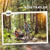 Sillysis 2-Seat Child Bike Trailer for Kids with a Strong Steel Frame - 4 of 4